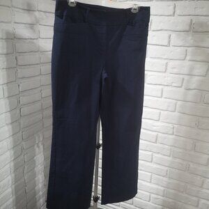 Reitmans "The Original Comfort" Ladies Size 13 Navy Pull On Style Dress Pants